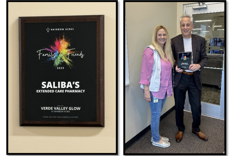 Saliba's Pharmacy receives award from Rainbow Acres