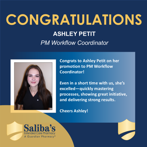 Ashley Petit promoted to PM Workflow Coordinator