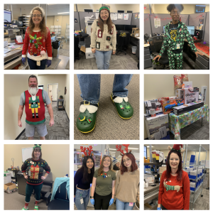 Saliba's pharmacy staff celebrate the holidays