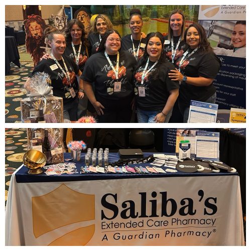 Saliba's staff at tradeshow table